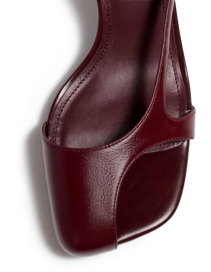 Amelia Sandal In Burgundy image 4