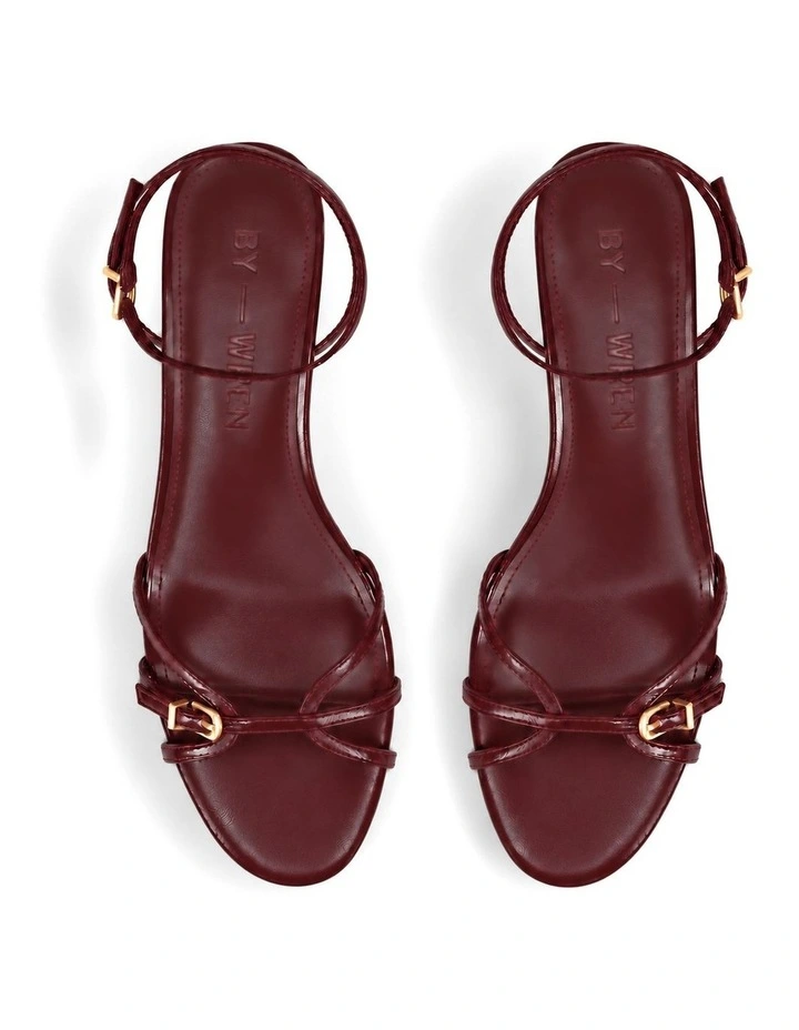 Ren Sandal In Burgundy image 3