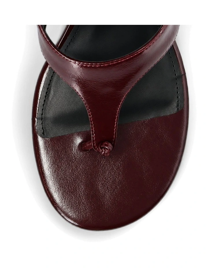 Norie Wedge In Burgundy image 4