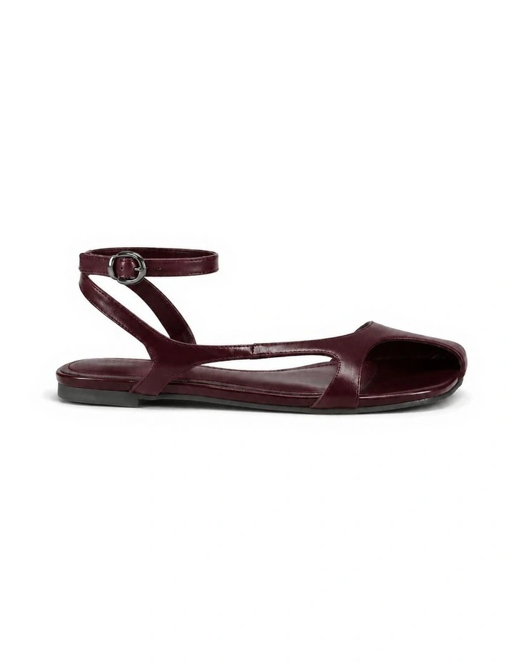 Milly Sandal In Burgundy image 1