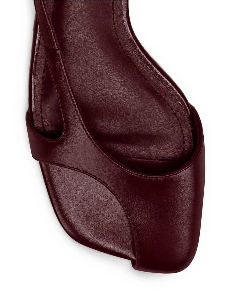 Milly Sandal In Burgundy image 4