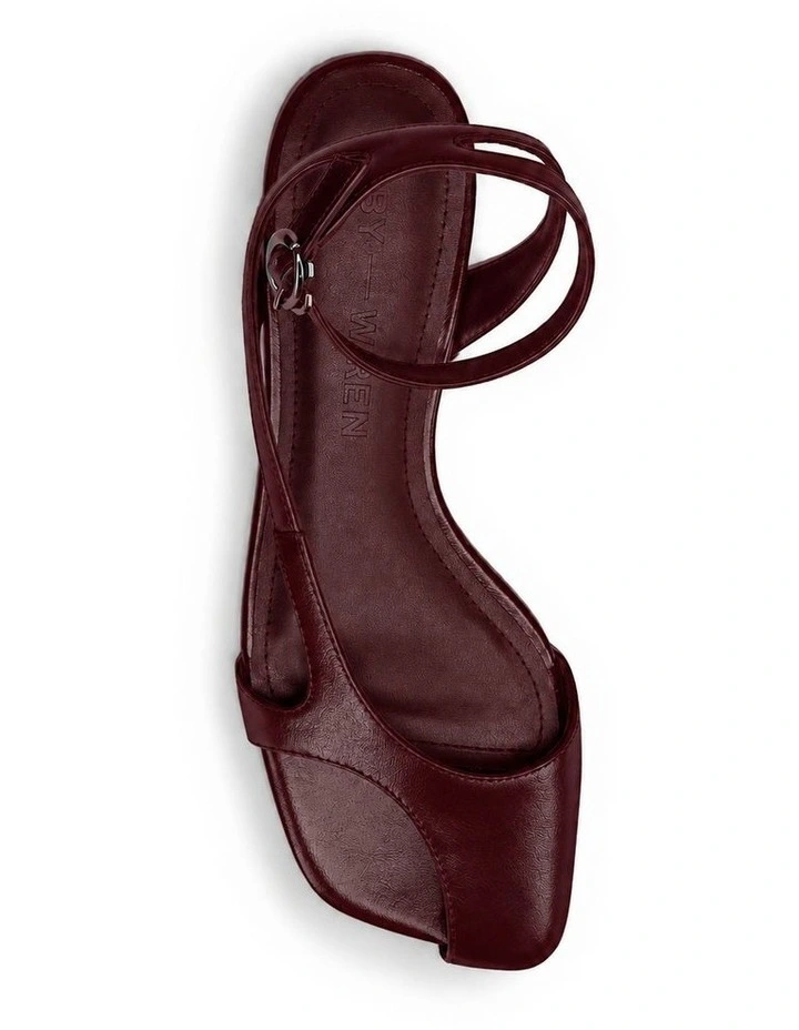 Milly Sandal In Burgundy image 5