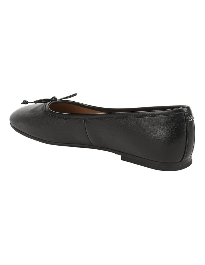 Alie Ballet Flats in Black Leather image 3