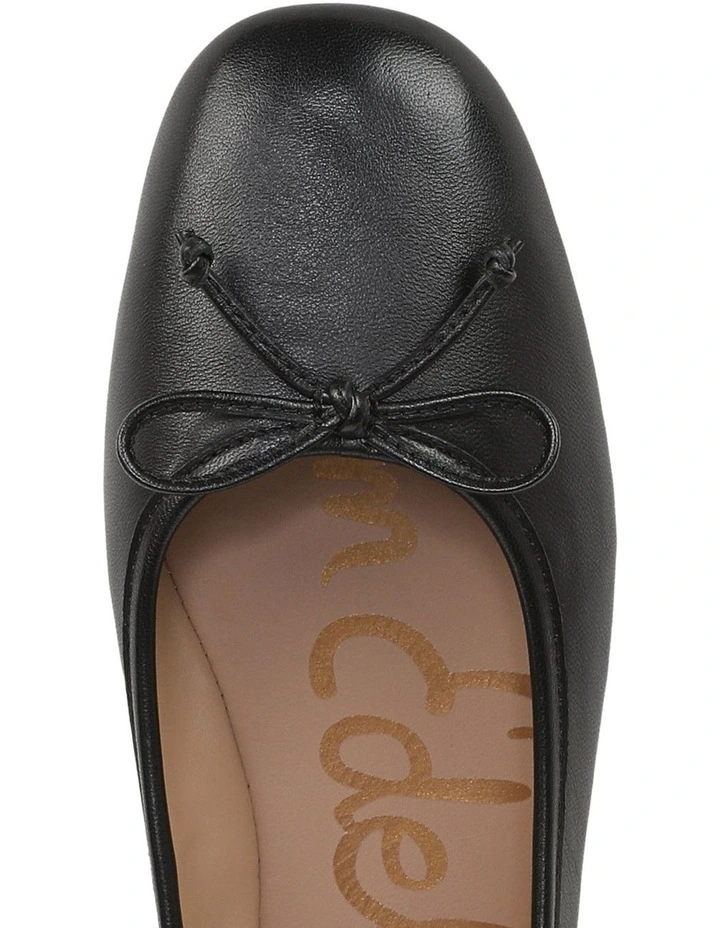 Alie Ballet Flats in Black Leather image 4