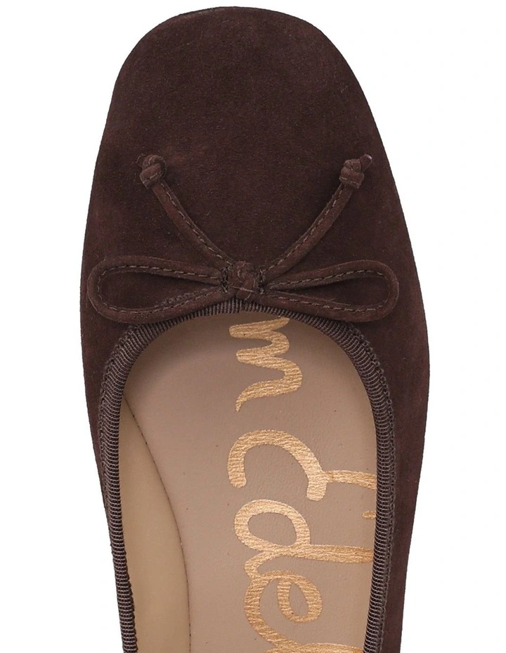 Alie Ballet Flats in Cafe Noir Suede image 4