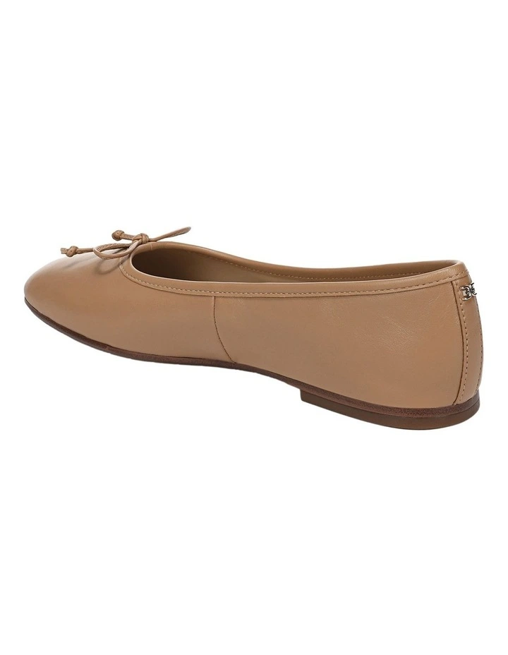 Alie Ballet Flats in French Sand Leather image 3