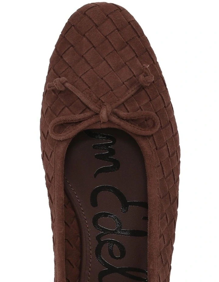 Ruthie Ballet Flats in Java Brown Suede image 4