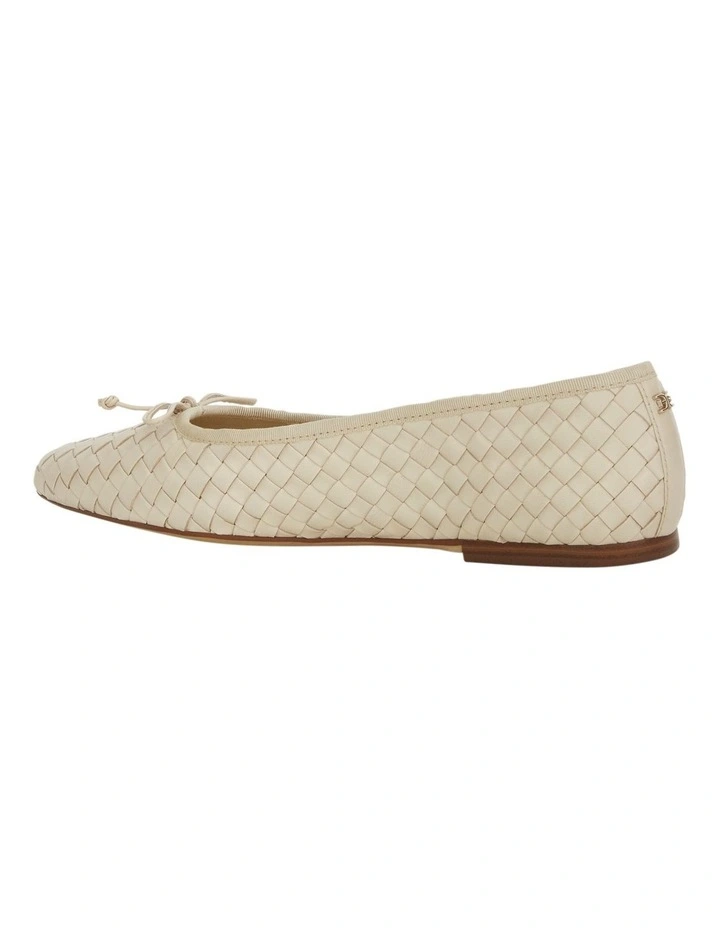 Ruthie Ballet Flats in Mod Ivory Leather image 3