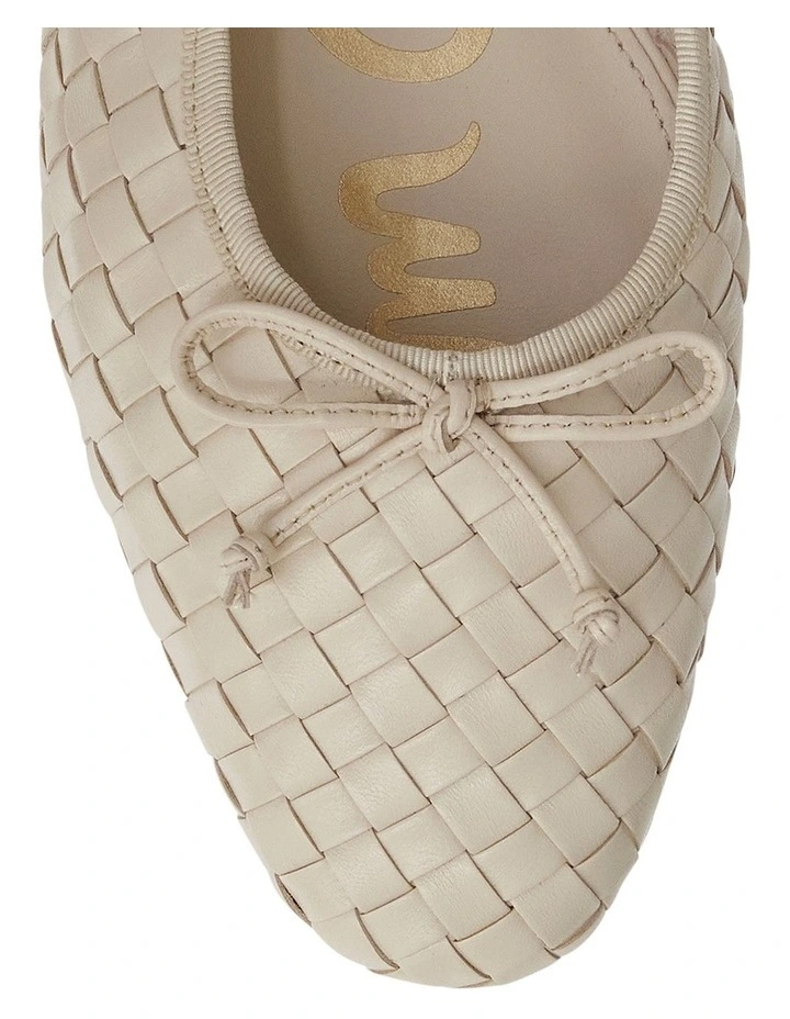 Ruthie Ballet Flats in Mod Ivory Leather image 4