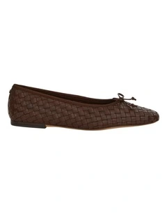 Ruthie Ballet Flats in Terazzo Brown Glove