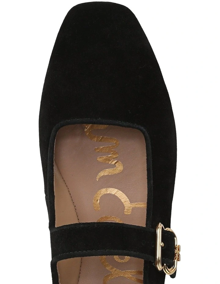 Michaela Flat Shoes in Black Suede image 4