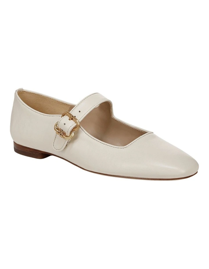 Michaela Ballet Flats in Mod Ivory Leather image 2