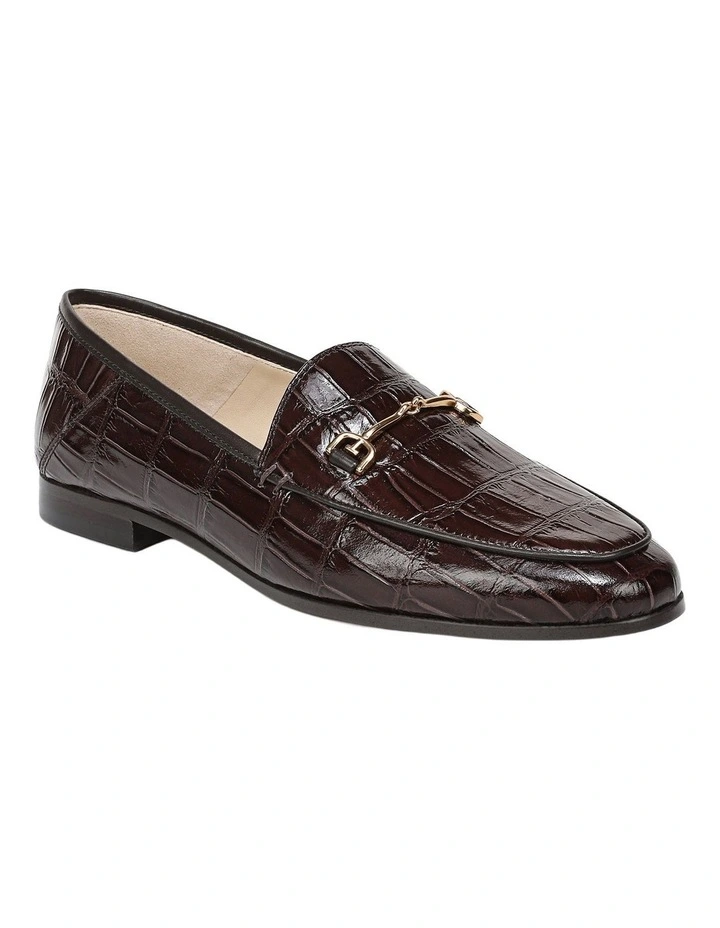 Loraine Loafers in Amaro Brown Croc image 3