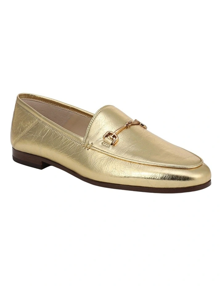 Loraine Loafers in Amber Gold Leather image 2