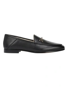 Loraine Loafers in Black Leather