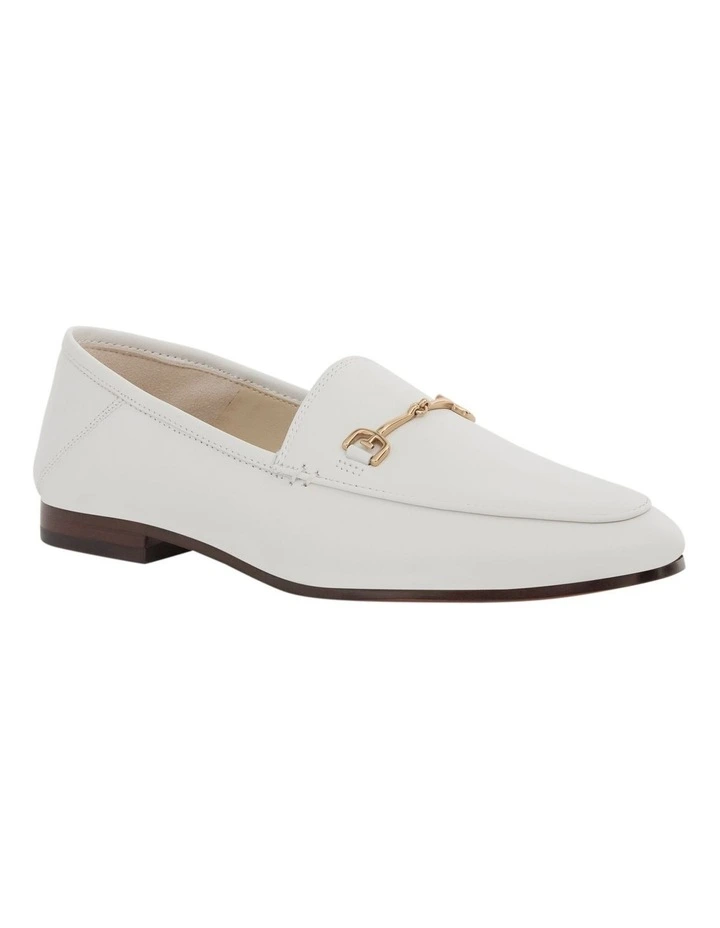 Loraine Loafers in Bright White Leather image 2