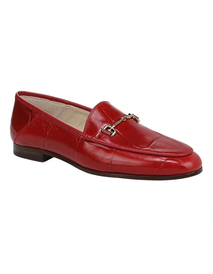 Loraine Loafers in Deep Scarlet Leather image 2
