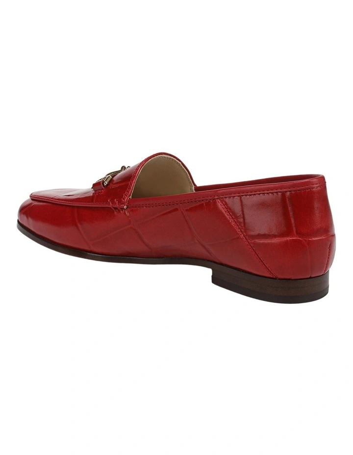 Loraine Loafers in Deep Scarlet Leather image 3
