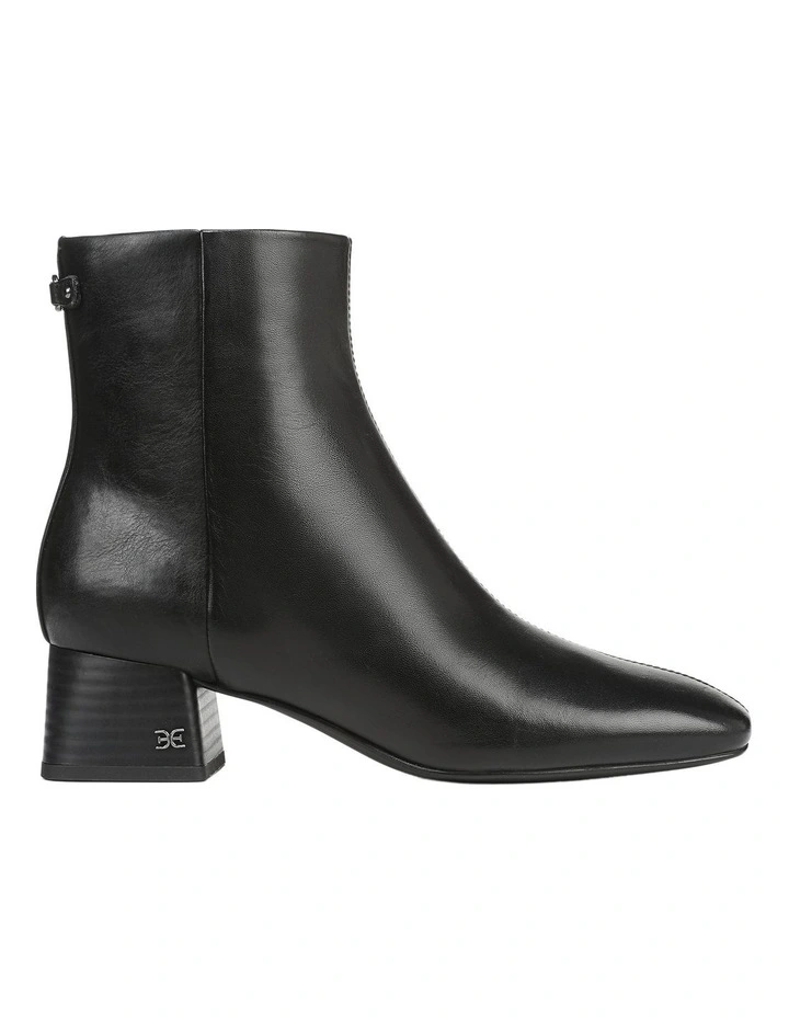 Paige Boots in Black Leather image 1