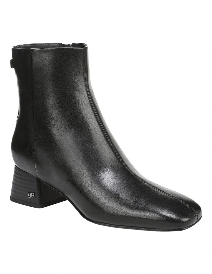 Paige Boots in Black Leather image 2