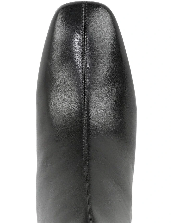 Paige Boots in Black Leather image 4