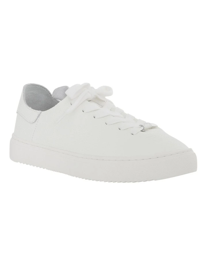 Poppy Sneakers in White Leather image 2