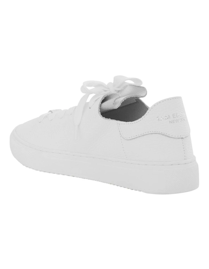 Poppy Sneakers in White Leather image 3