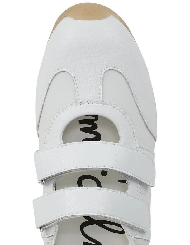 Isabella Sneakers in White Leather image 4