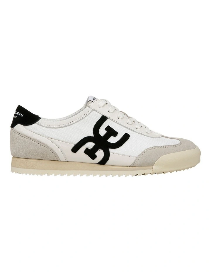 Ivey Sneaker in Greige White Suede image 1