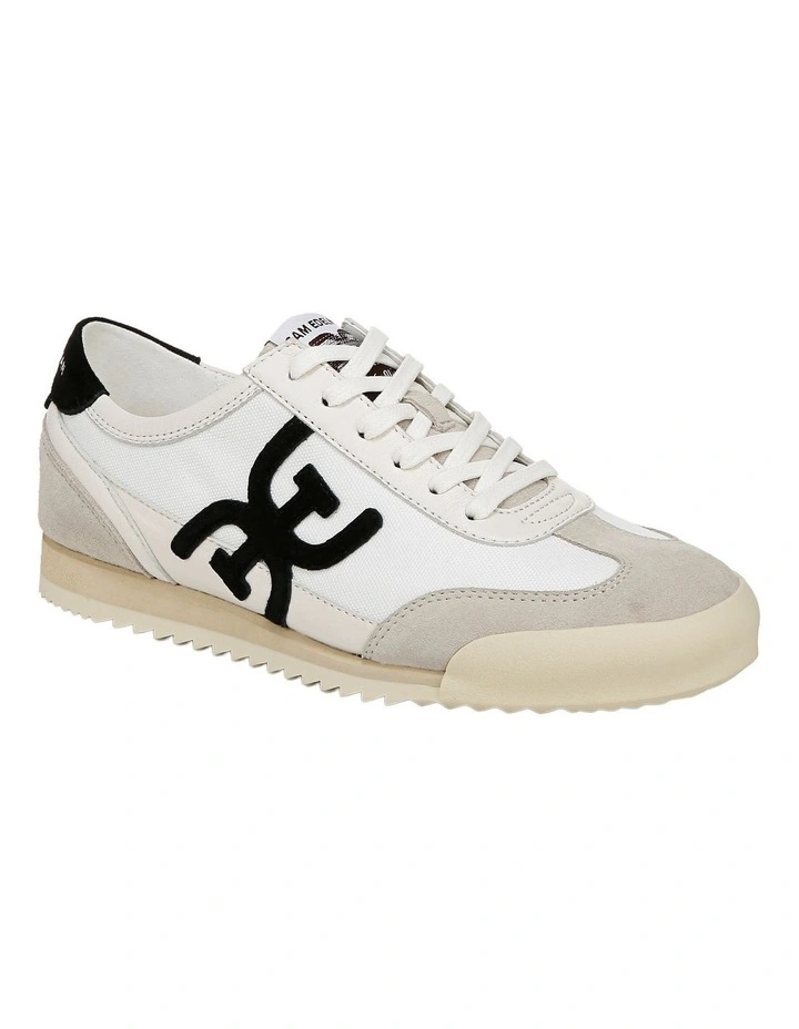 Ivey Sneaker in Greige White Suede image 2