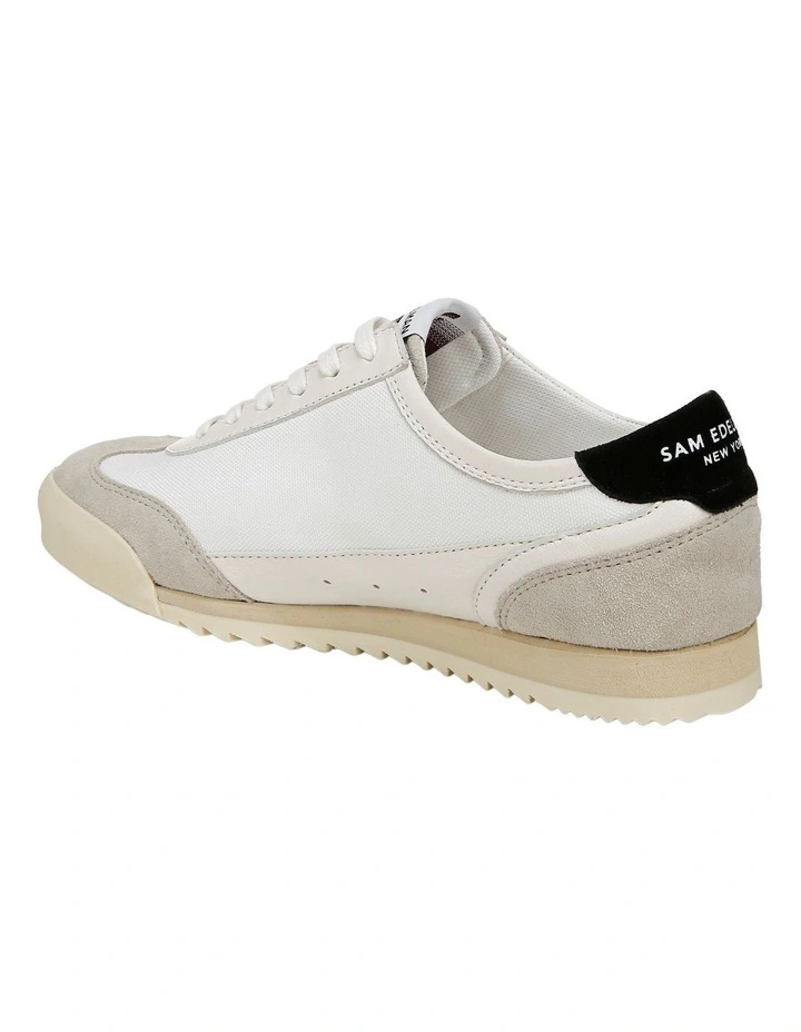 Ivey Sneaker in Greige White Suede image 3