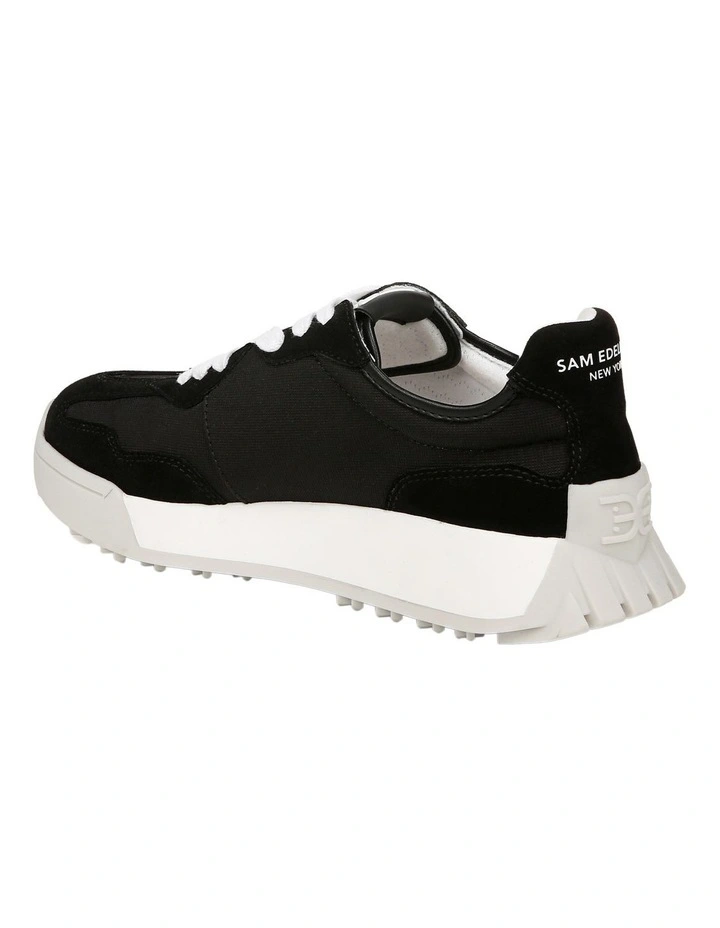 Langley Sneakers in Black Suede image 3