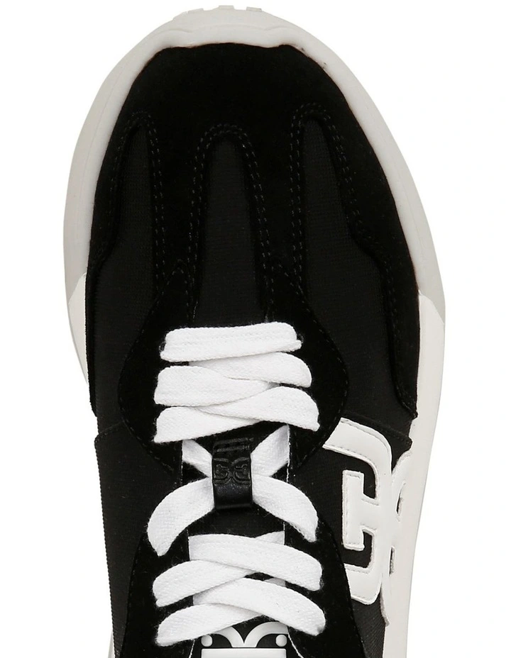 Langley Sneakers in Black Suede image 4
