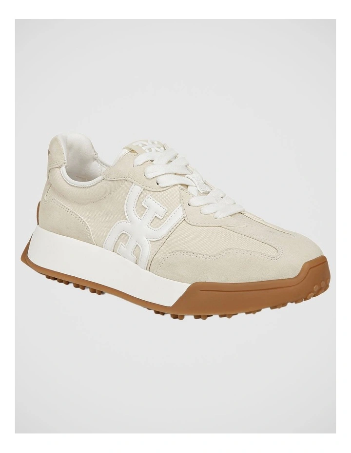 Langley Sneakers in Off White Suede image 2