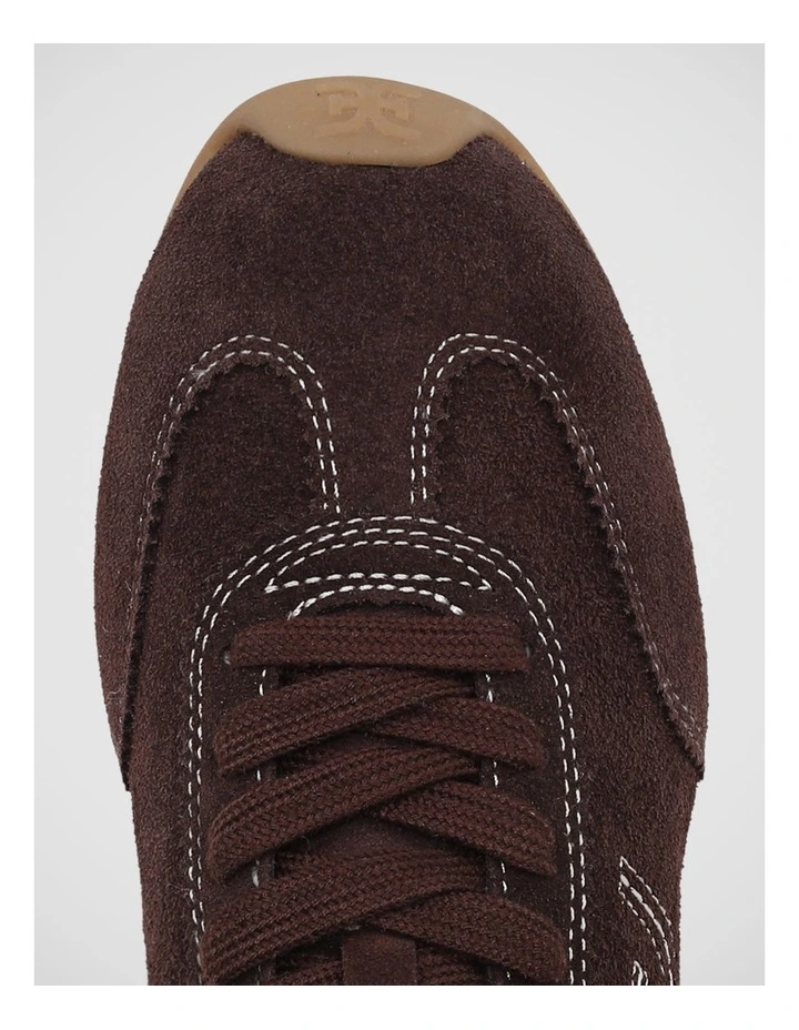 Isella Sneakers in Cafe Noir Suede image 4