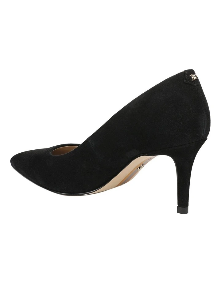 Vienna Heeled Shoes in Black Suede image 3