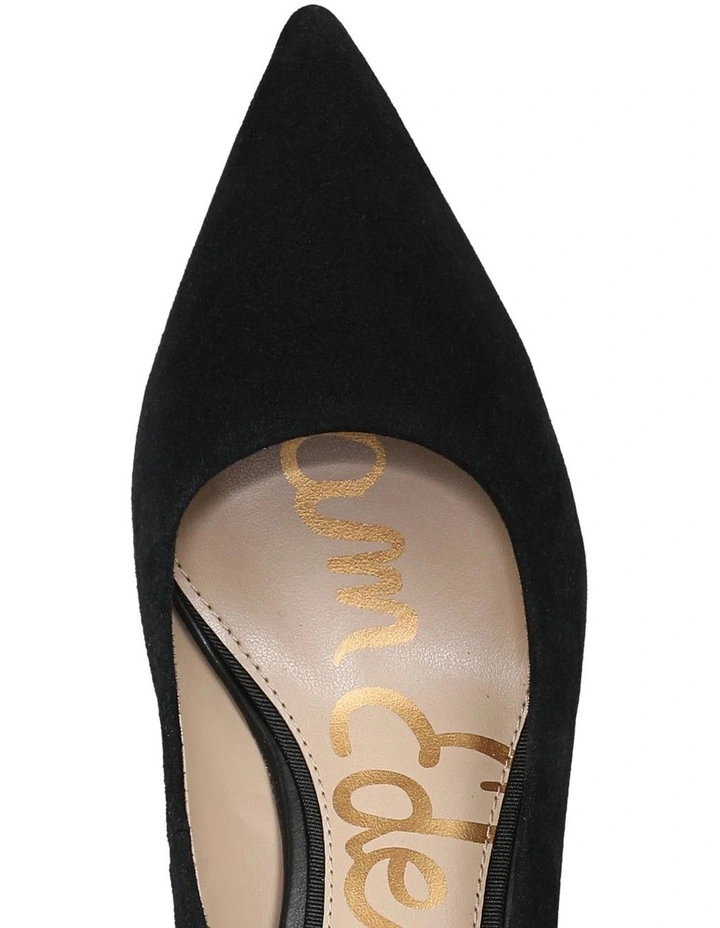 Vienna Heeled Shoes in Black Suede image 4
