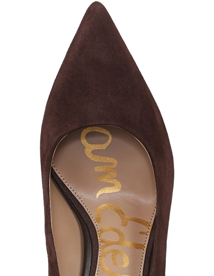 Vienna Heeled Shoes in Cafe Noir Suede image 4