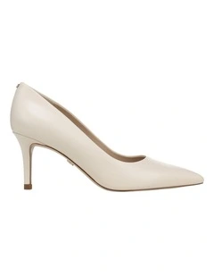 Vienna Heeled Shoes in Modern Ivory Leather