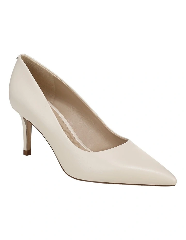 Vienna Heeled Shoes in Modern Ivory Leather image 2