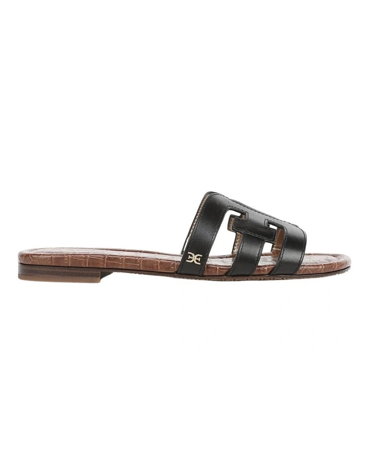 Bay Sandals in Black Leather image 1