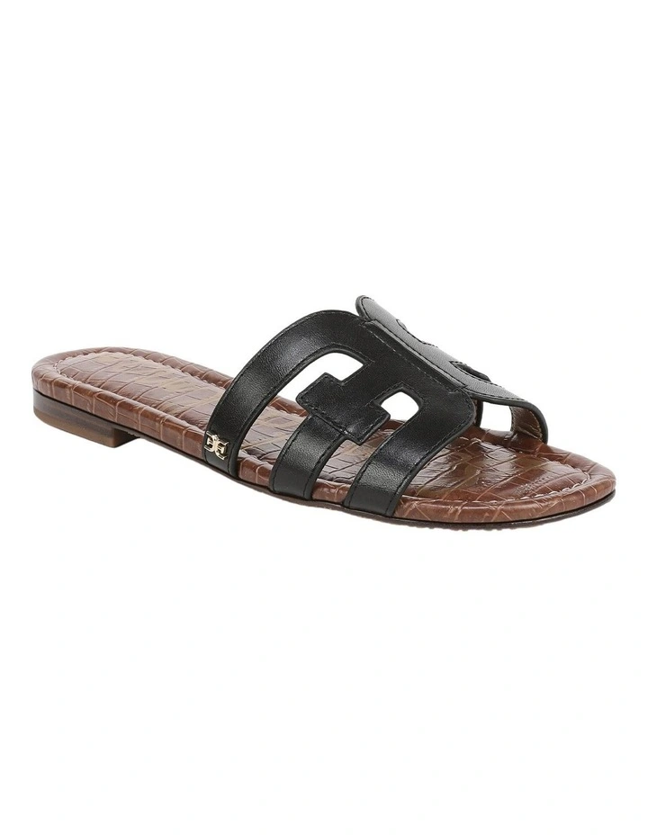Bay Sandals in Black Leather image 2