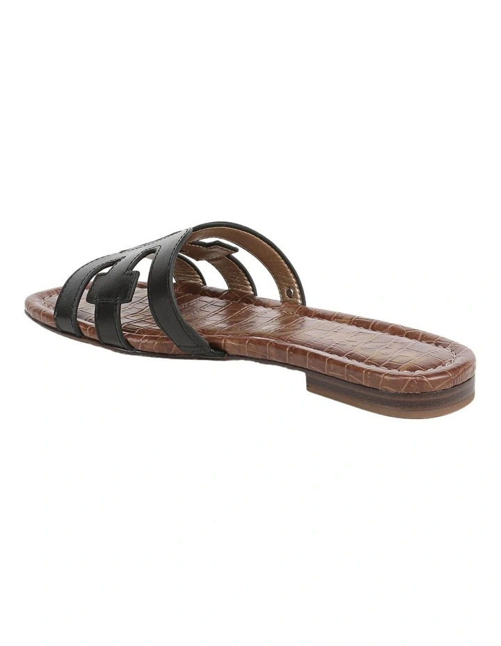 Bay Sandals in Black Leather image 3