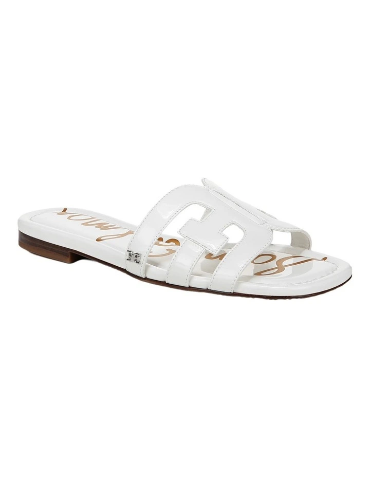 Bay Sandals in Bright White Patent image 2