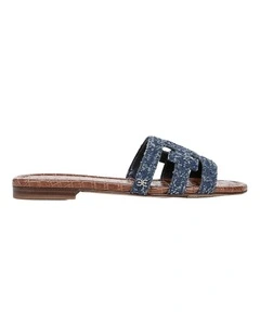 Bay Sandals in Navy Fabric