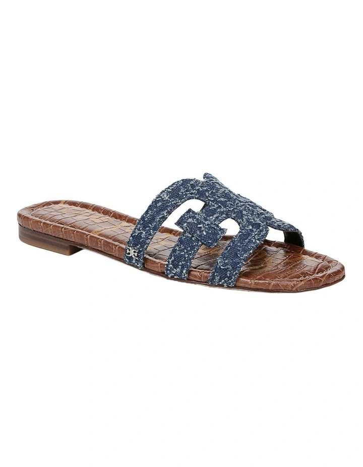 Bay Sandals in Navy Fabric image 2
