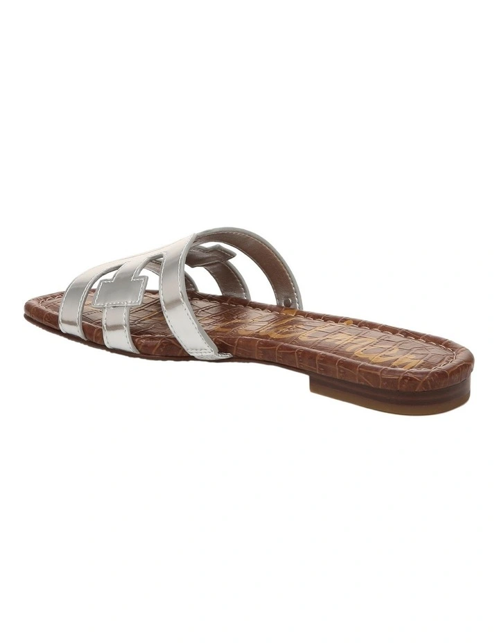 Bay Sandals in Soft Silver Leather image 3