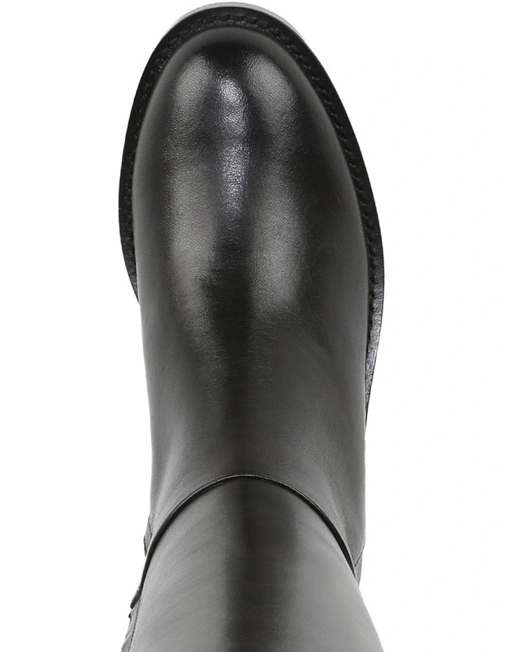 Milla Knee Boots in Black WC Leather image 4