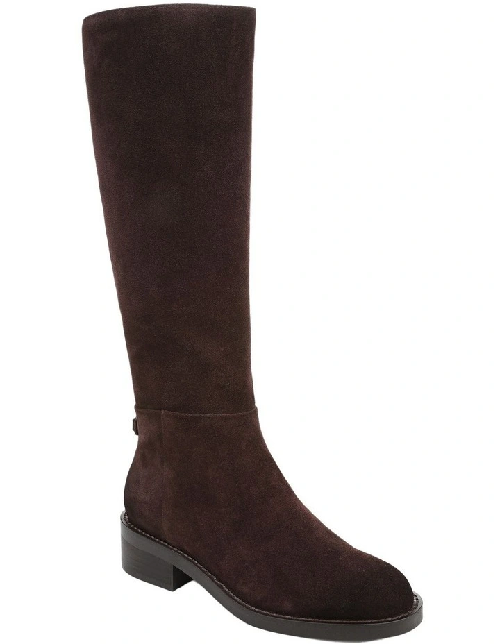 Milla Knee Boots in Cafe Noir WC Suede image 2