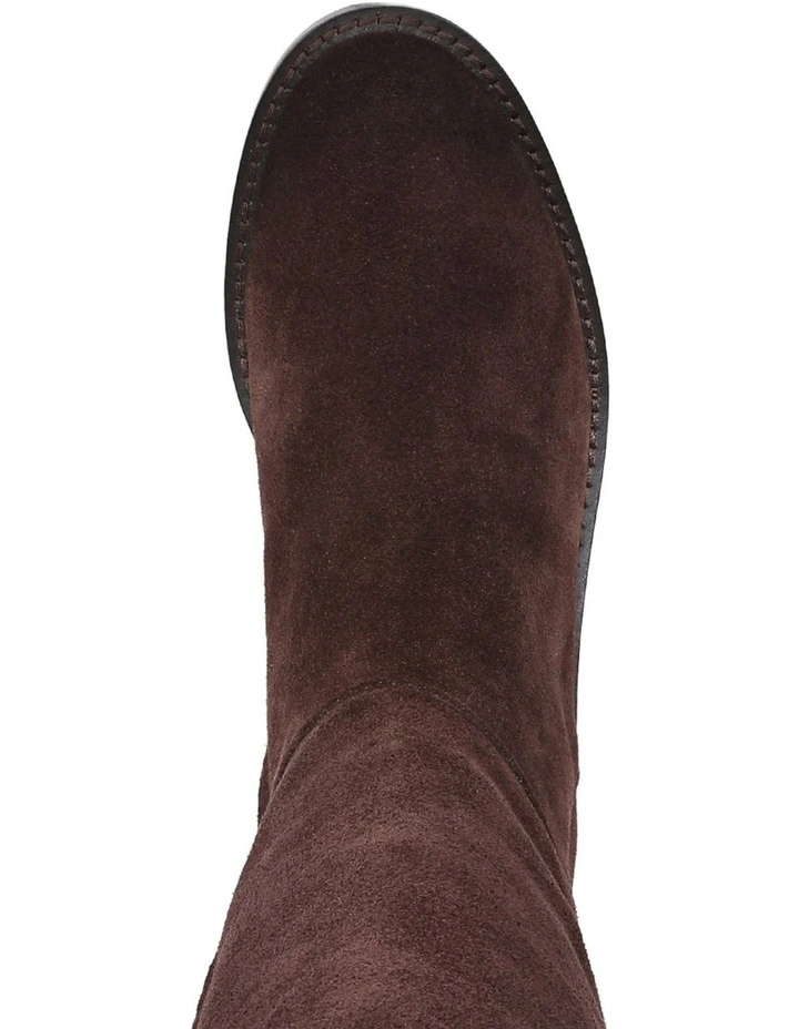 Milla Knee Boots in Cafe Noir WC Suede image 4